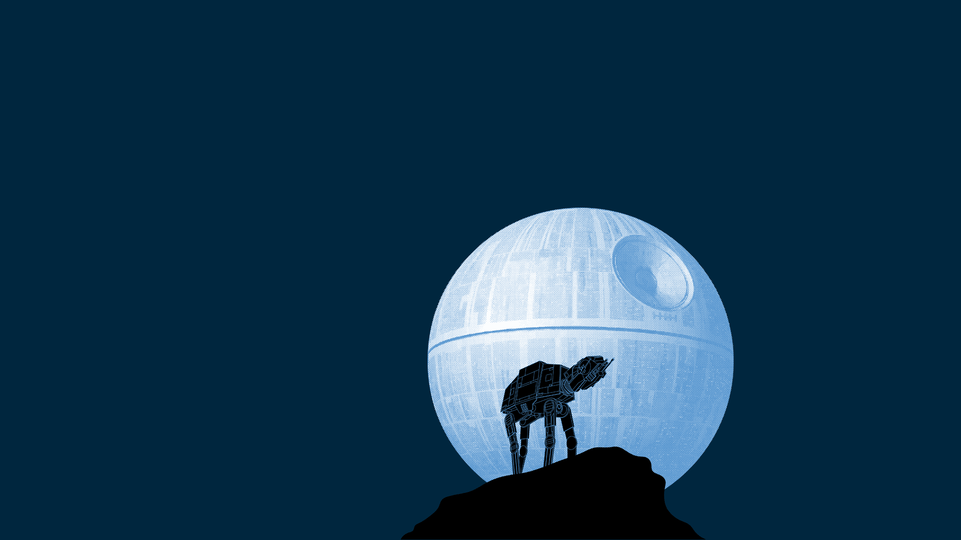 Death Star Wallpaper Desktop High Quality Of Pc Minimalistic Simple