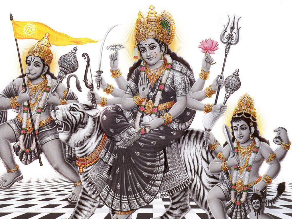 Hindu Goddess Durga Wallpaper Free Download. Desktop wallpaper