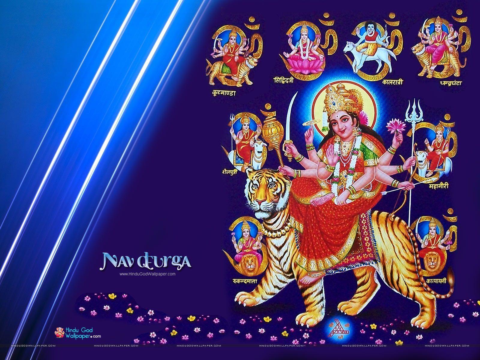 Maa Durga 9 Roop Wallpaper Free Download. h. Durga