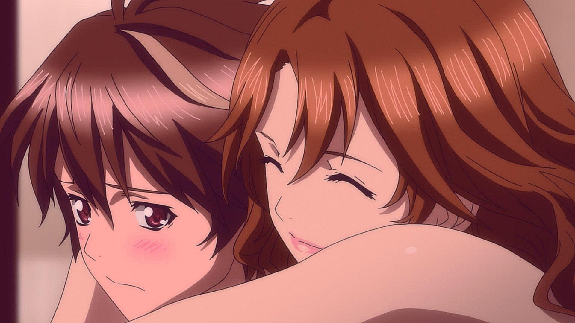 Good Morning Couple Hug Anime