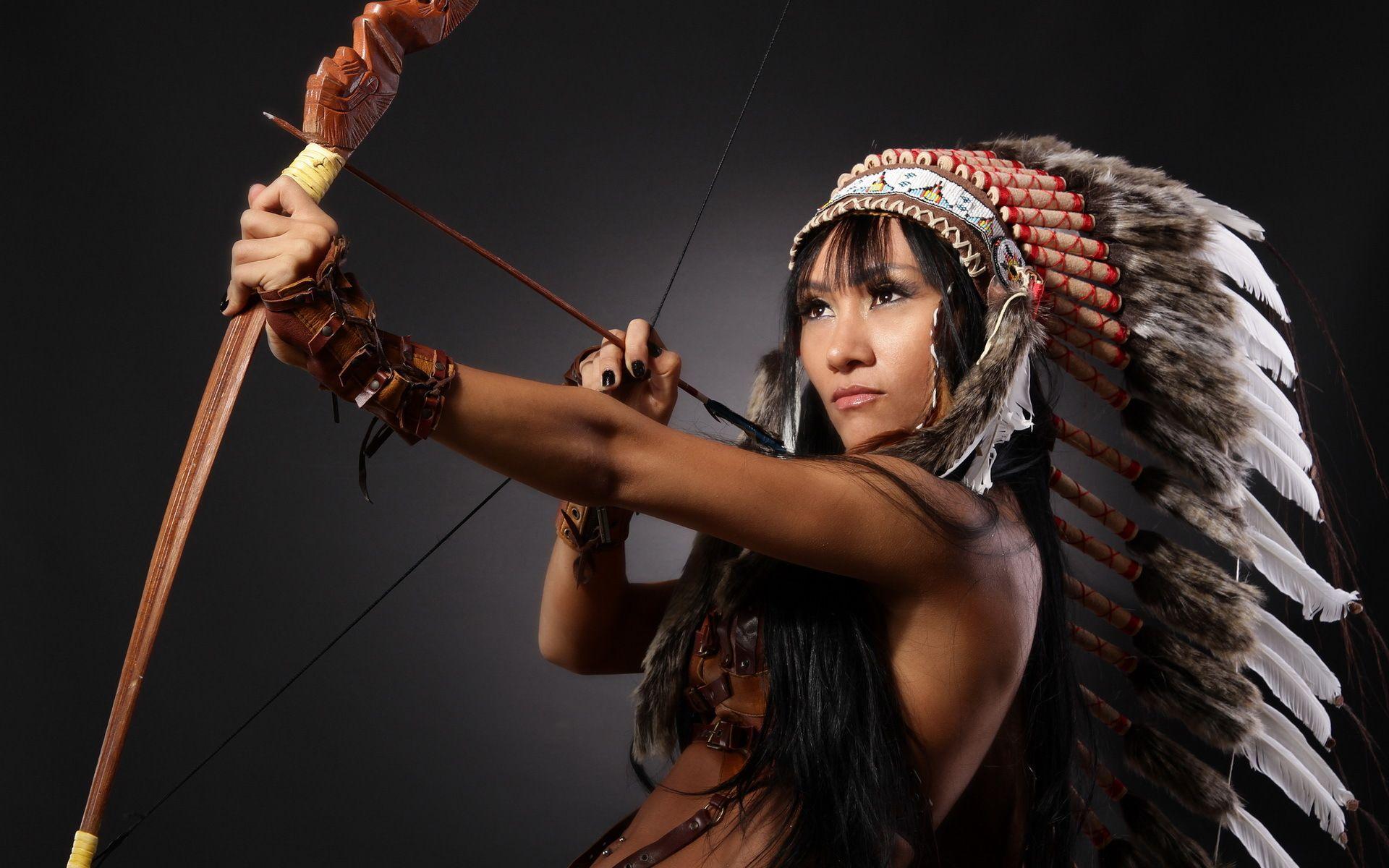 Wallpaper.wiki Girl Native American Background Free Download PIC