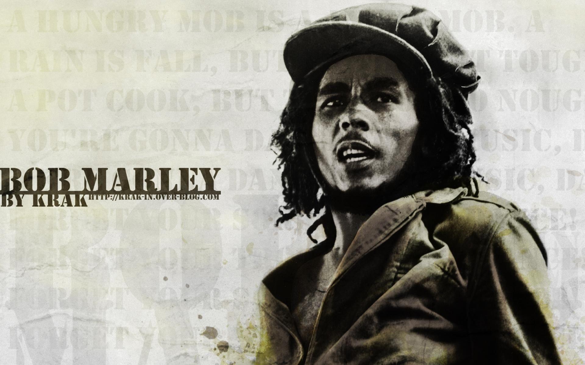 Marijuana Bob Marley wallpaperx1200