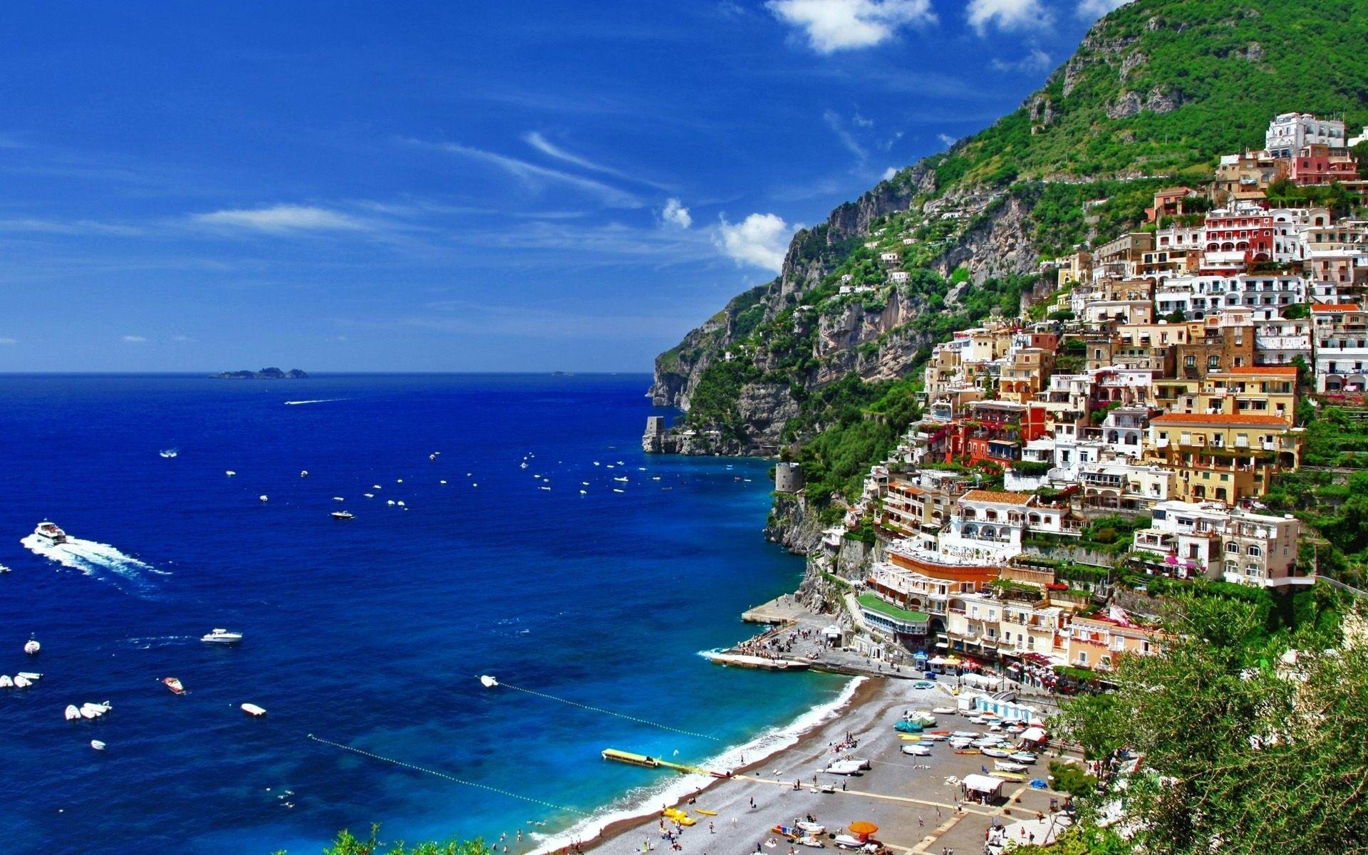 Amalfi Coast Positano Italy. HD Wallpaper. Amalfi