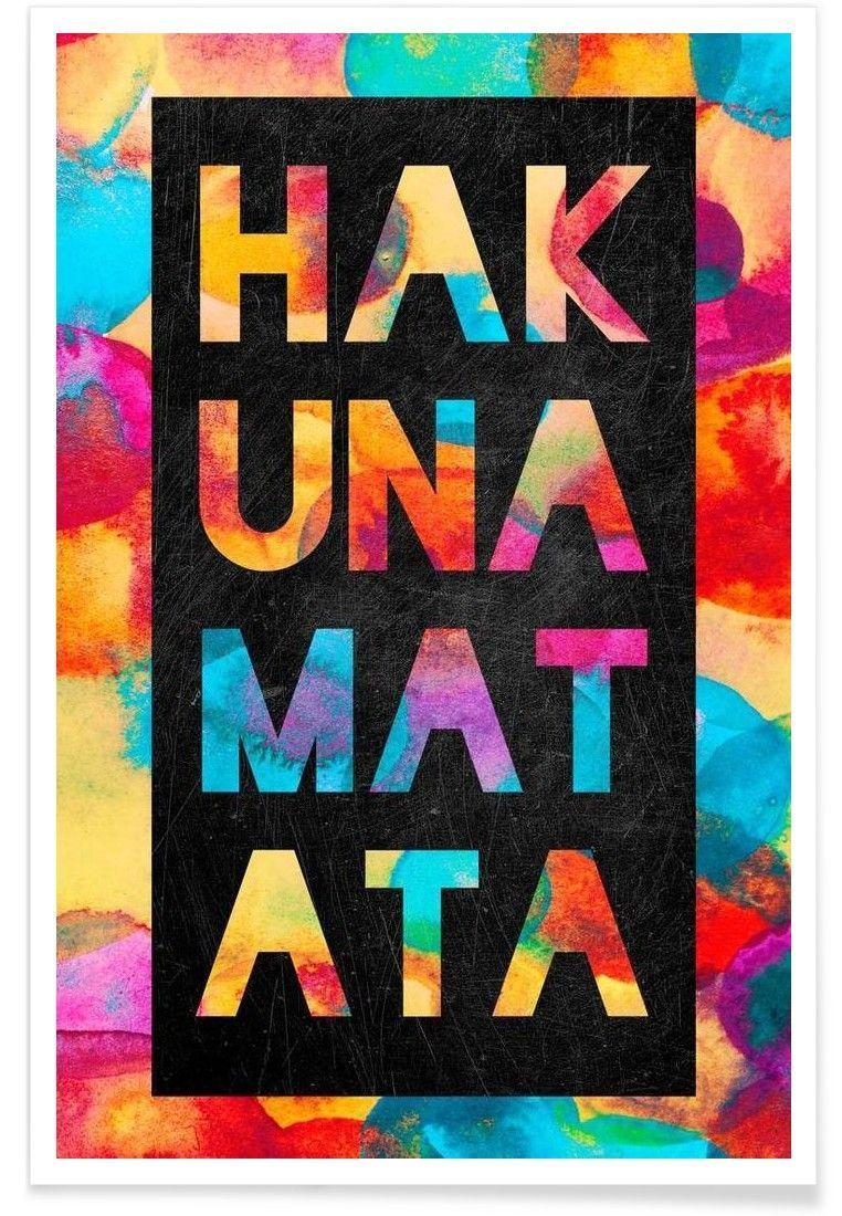 Hakuna Matata 1 VON Elisabeth Fredriksson now on JUNIQE!. Bilder