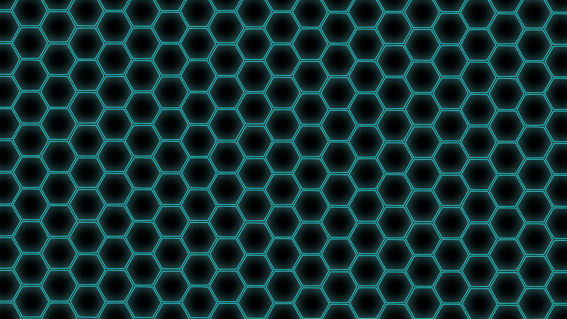 Hex Grid Wallpaper