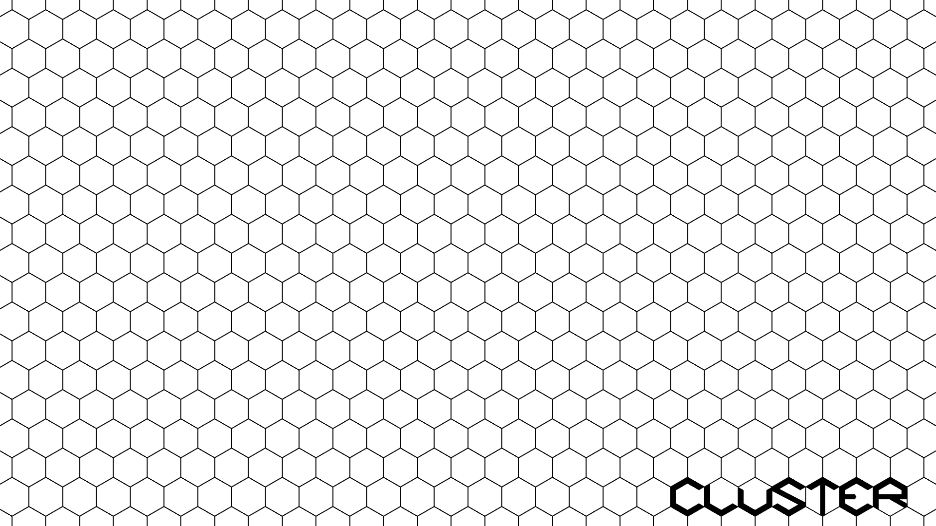Clean hexagonal grid image