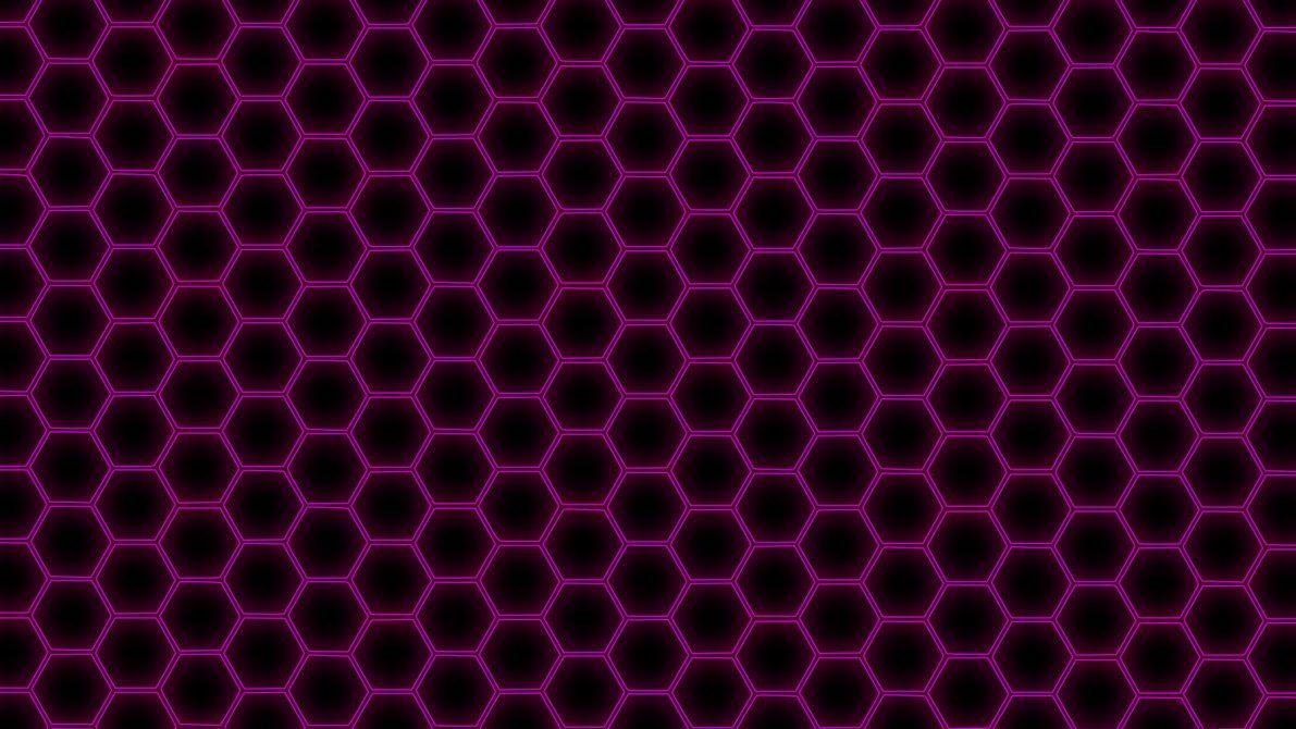 Hex Grid Purple