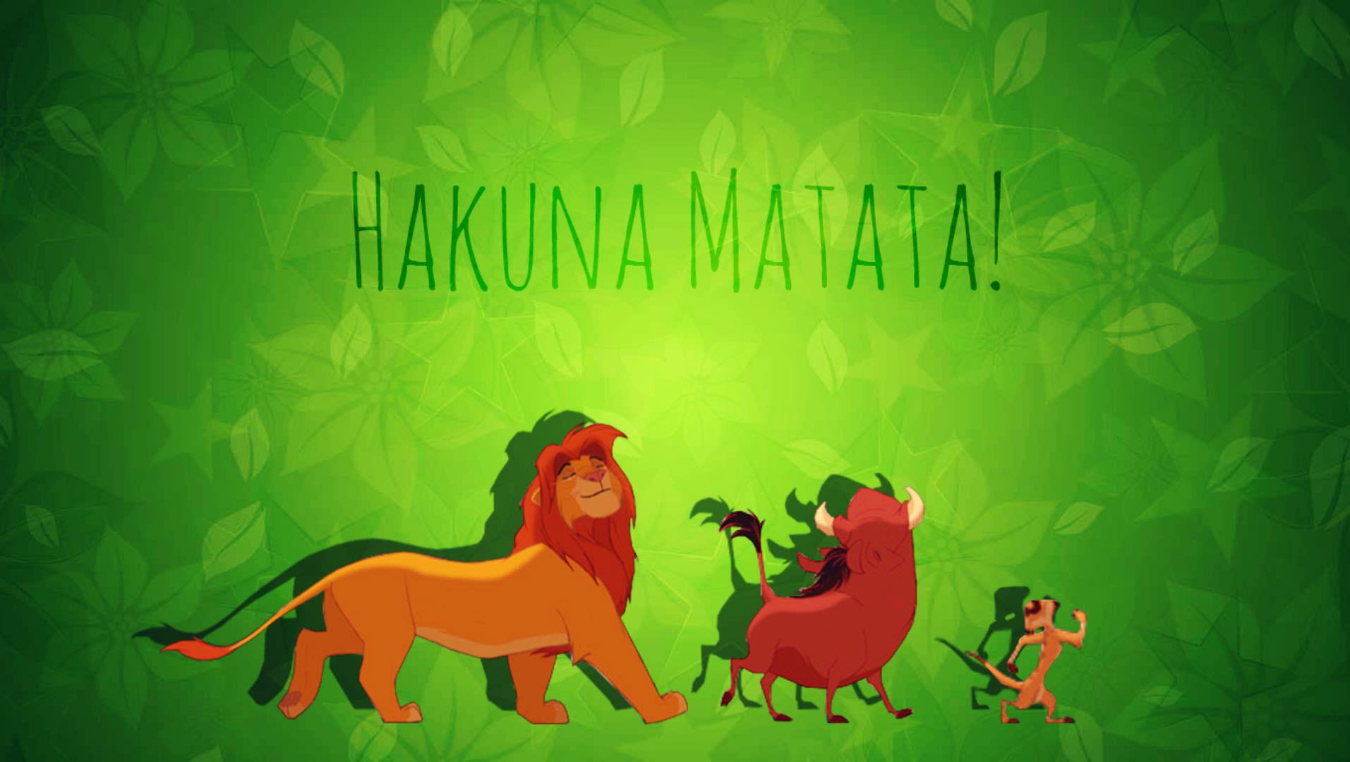 Lion King Hakuna Matata Wallpapers - Wallpaper Cave