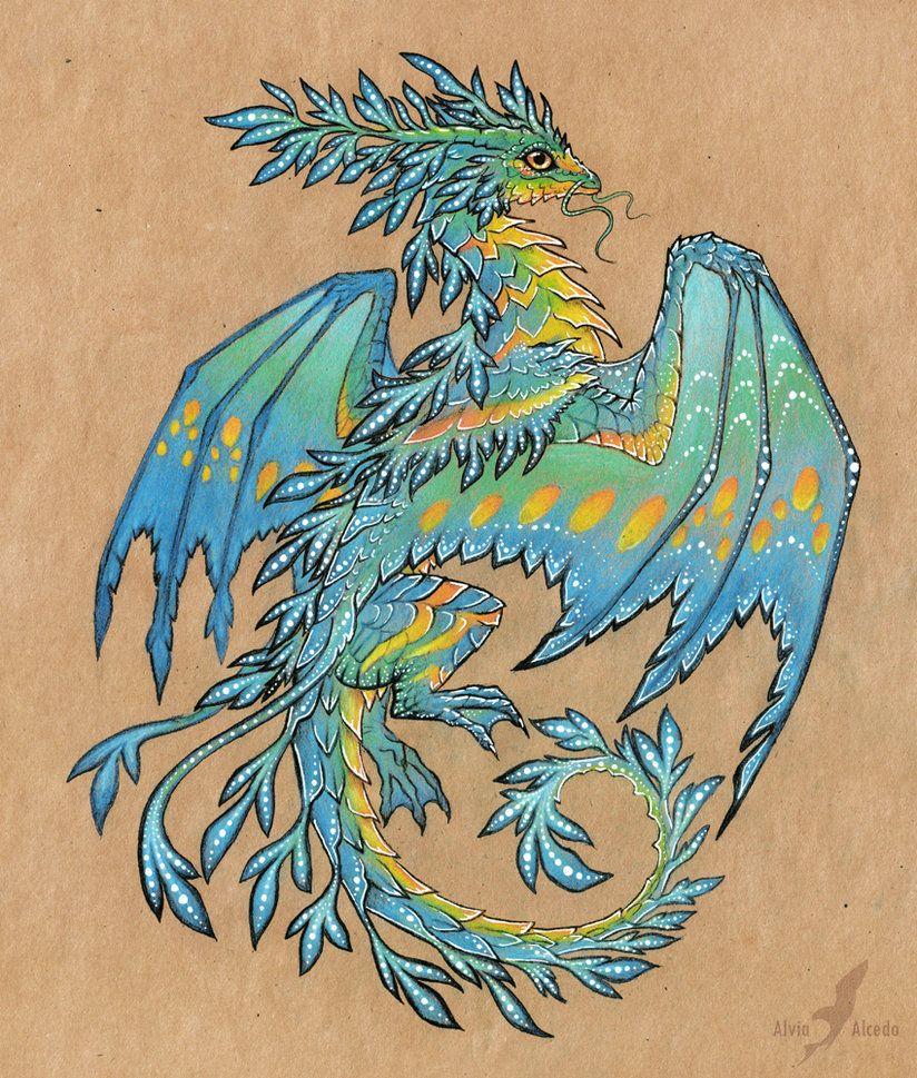 Tropical blue sea dragon