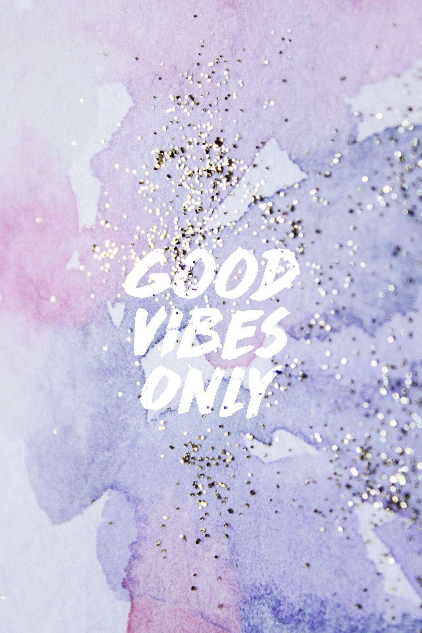 Download Good Vibes CD Purple Aesthetic Vibes Wallpaper