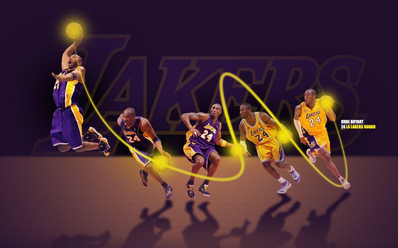 Lakers Wallpaper. La Lakers Basketball Club Players HD Wallpaper