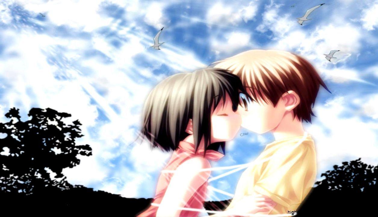 Cute Love Anime HD Wallpaper Desktop. High Definitions Wallpaper