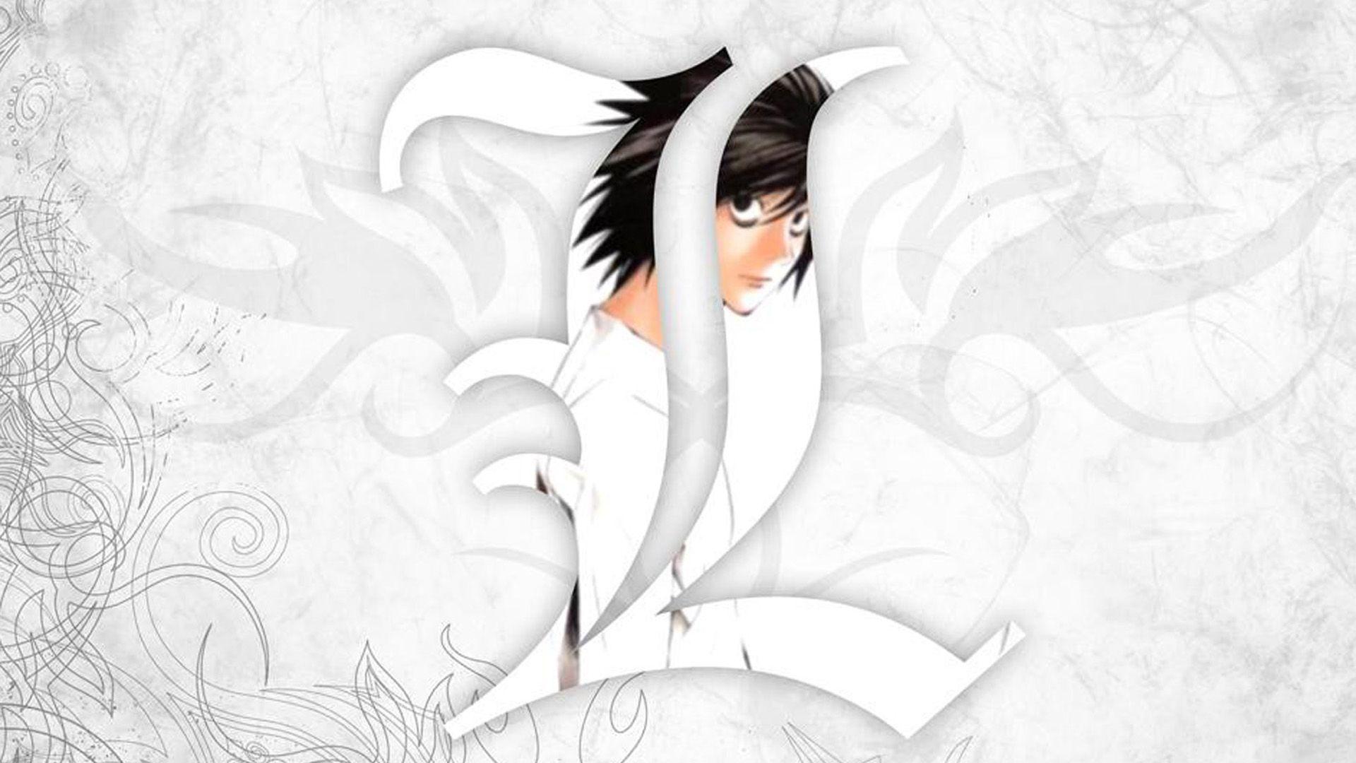 Cool Anime Death Note L Logo Wallpapers Wallpaper Cave