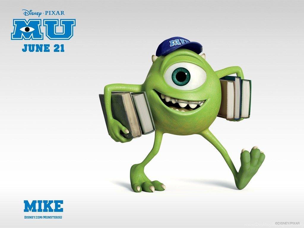 Monsters University Mike Wazowski Wallpaper Desktop Background