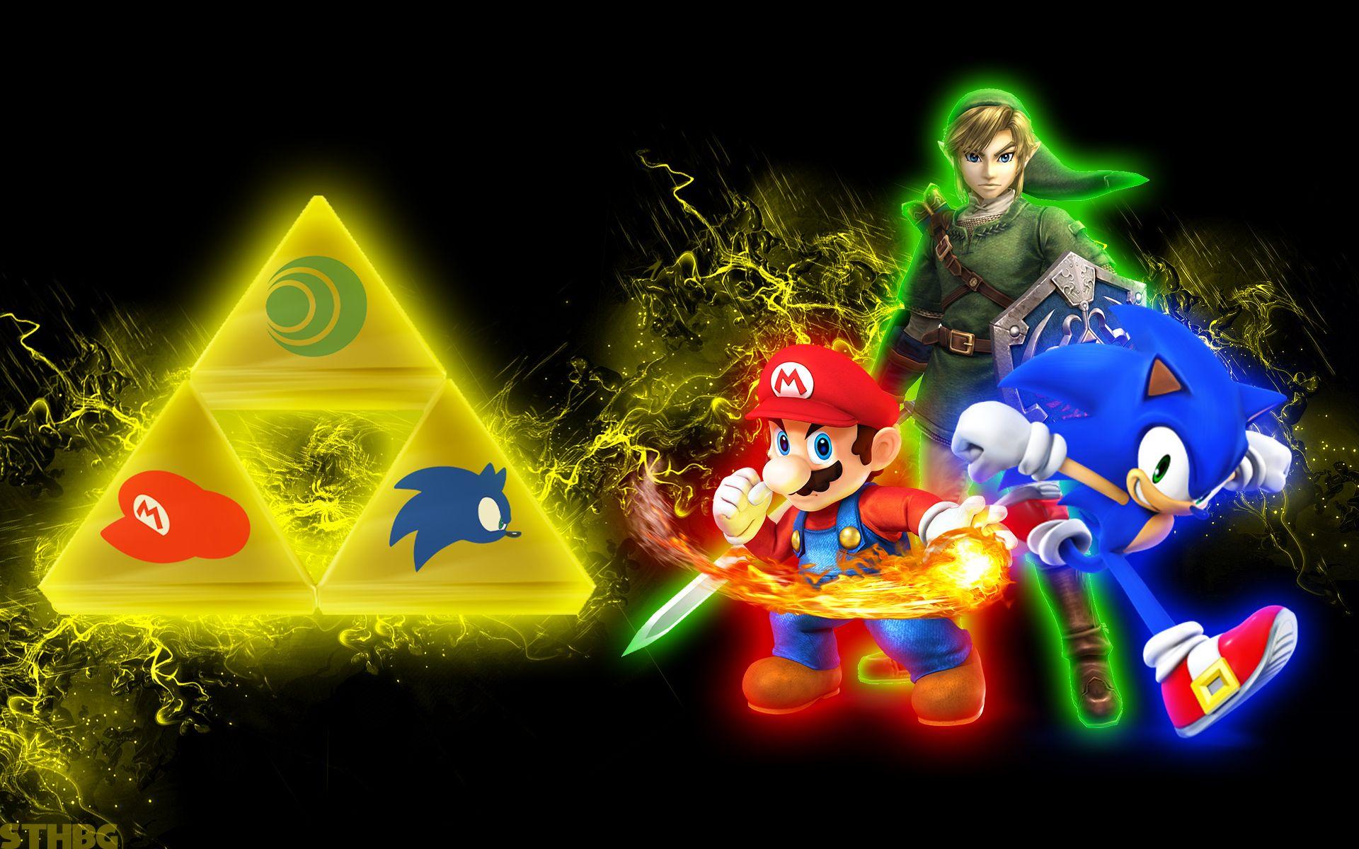 Link,Mario And Sonic