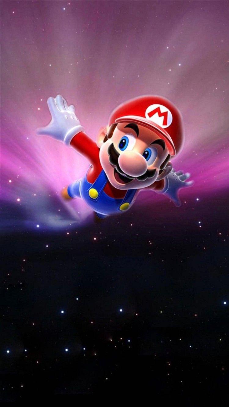 Wallpapers Iphone 6 Space Super Mario 4 7 Inches
