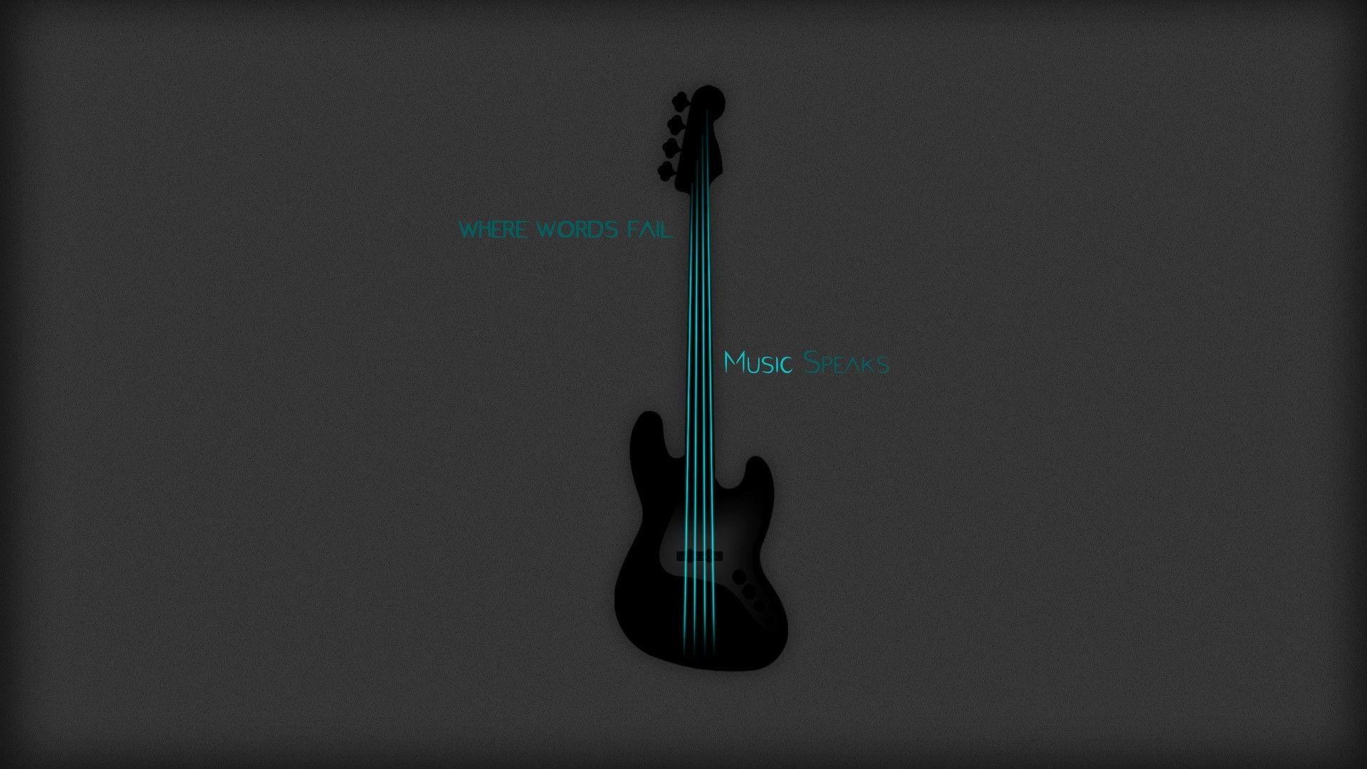 HD Bass Guitar Background