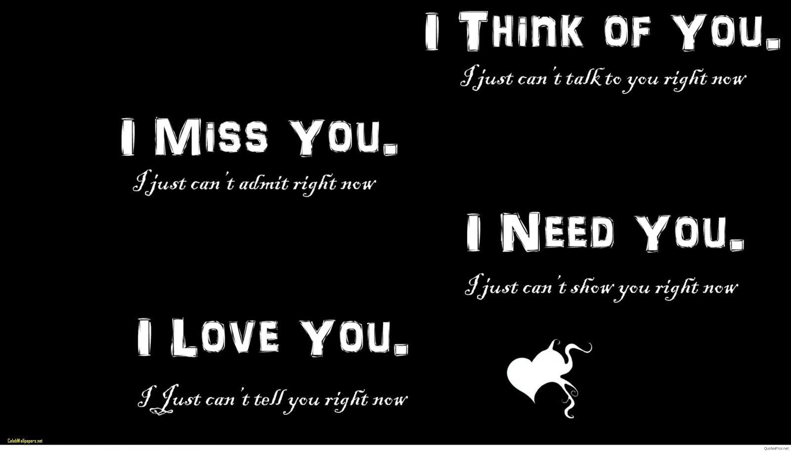 Miss U Wallpaper With Quotes, Picture