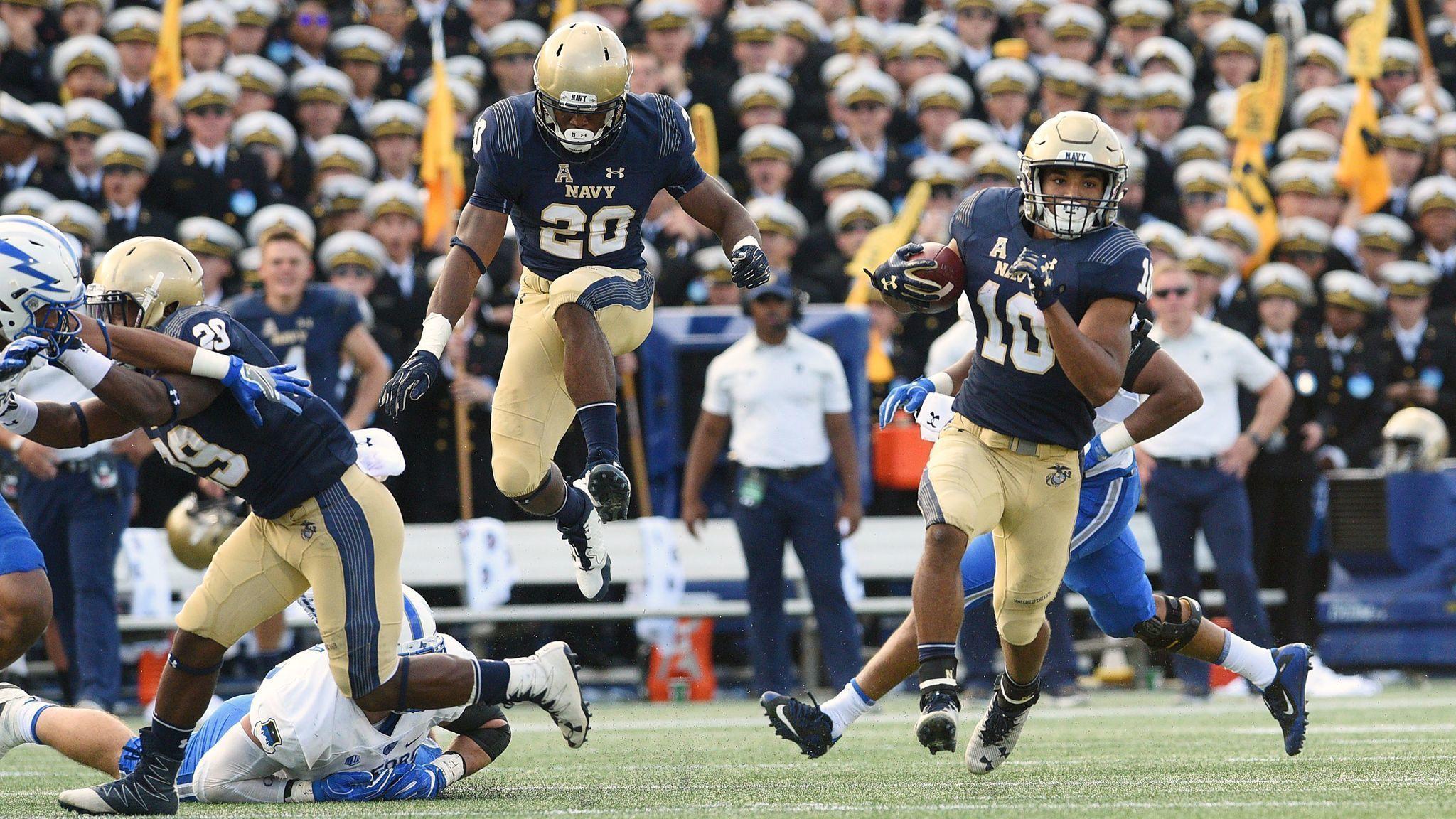 Late Abey Touchdown Pass Lifts Navy Over Air Force, 48 45