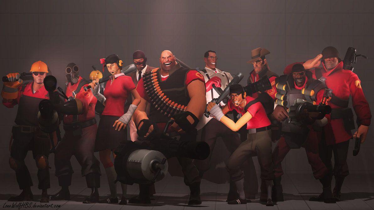 Team Fortress 2 Characters + Female Scout