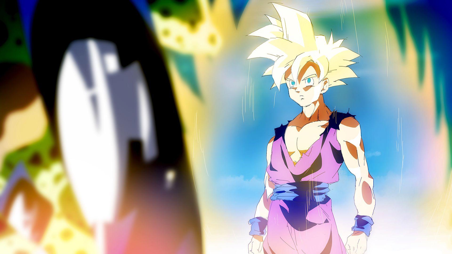 Gohan Vs Cell Full HD Wallpapers and Backgrounds Image.