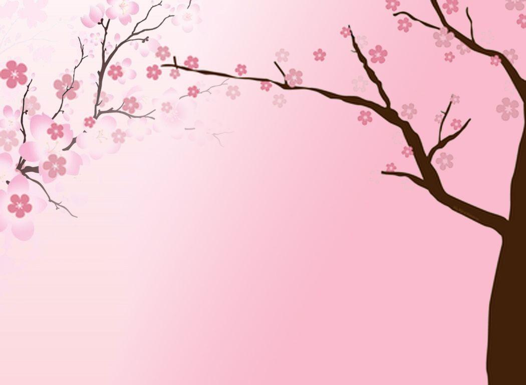 Free Cherry Blossom Background For PowerPoint PPT