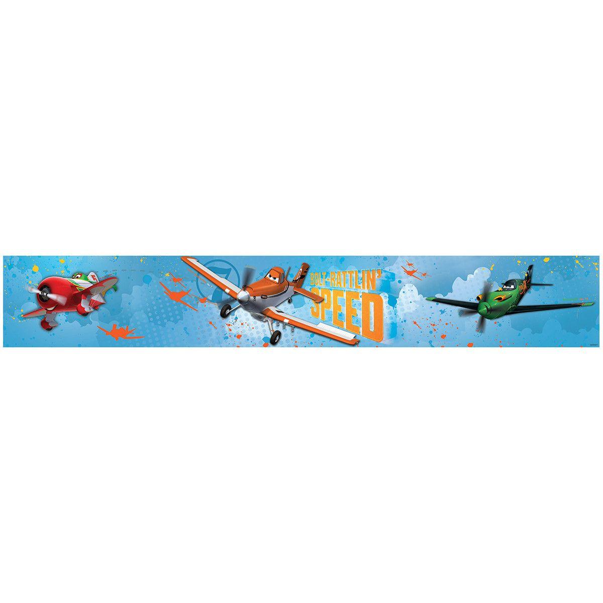 Disney Planes Bolt Rattlin' Speed Self Adhesive Wallpaper Border 5m