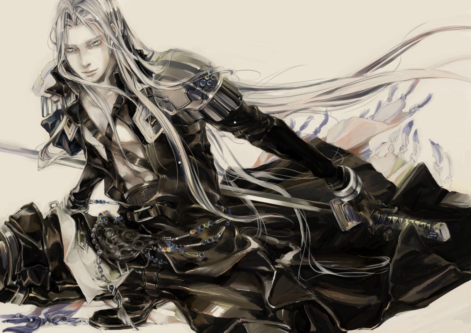 Sephiroth Fantasy VII Anime