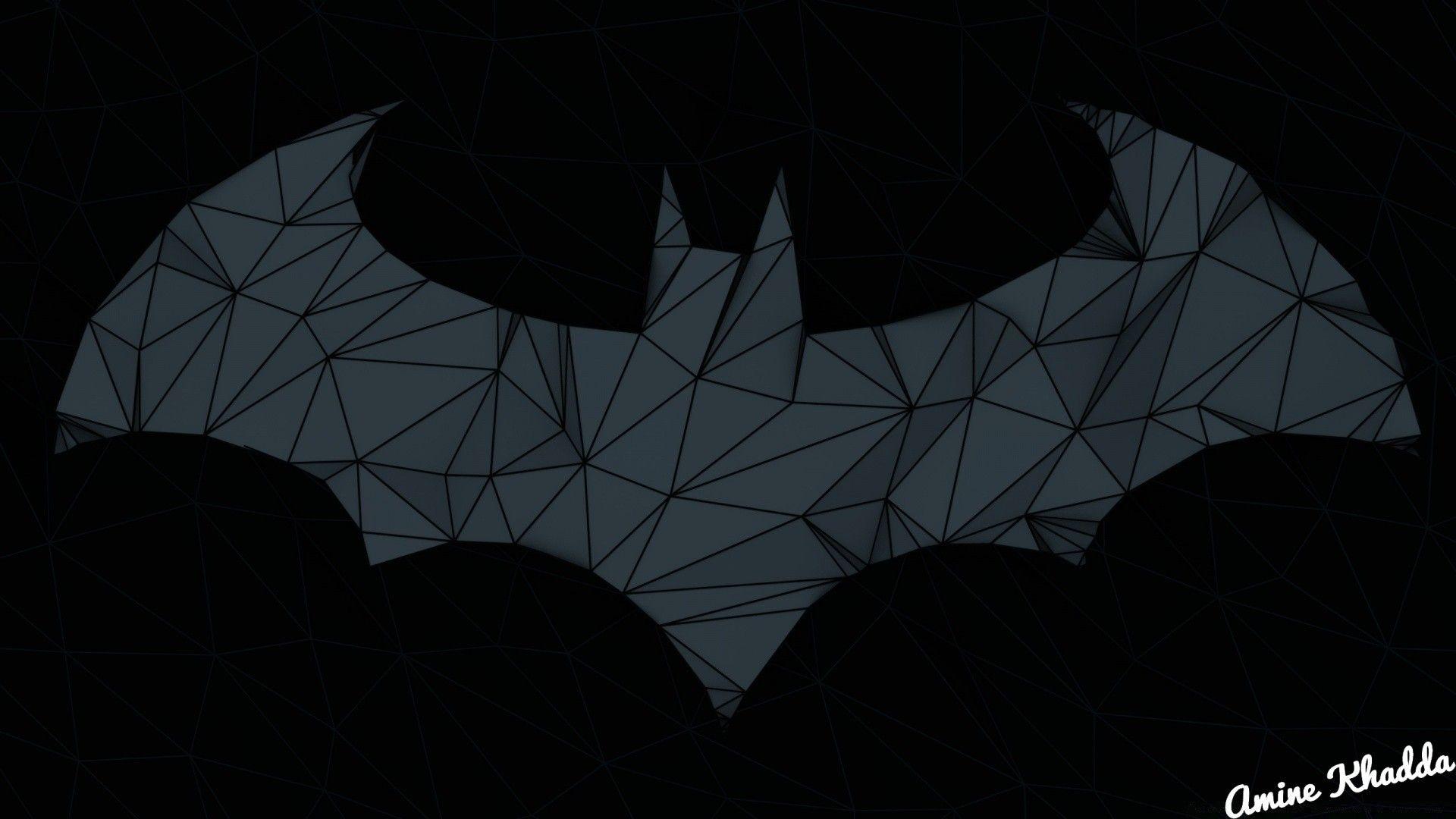 Batman Arkham Origins Low Poly Logo 2. Android wallpaper for free
