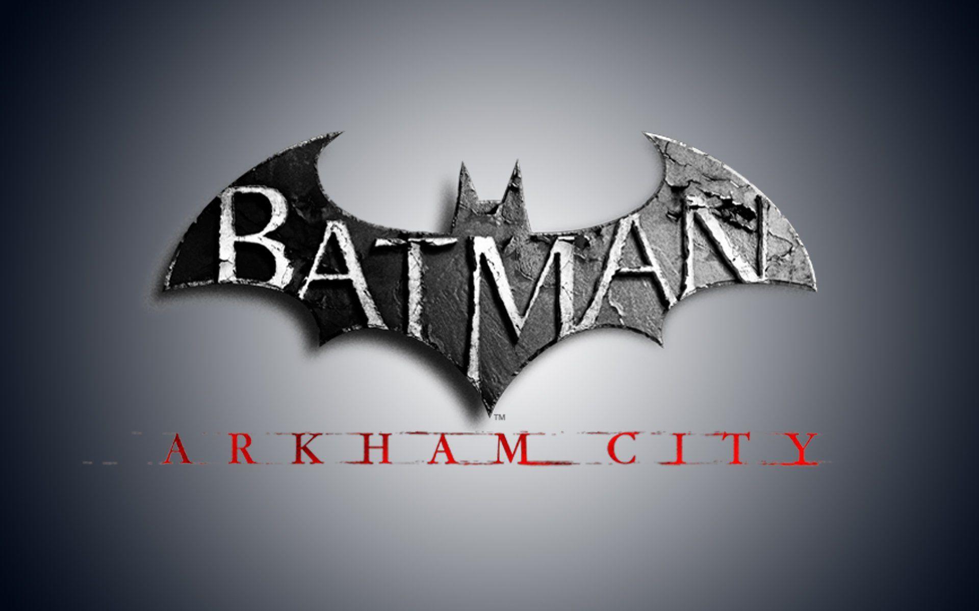 batman arkham city logo wallpaper