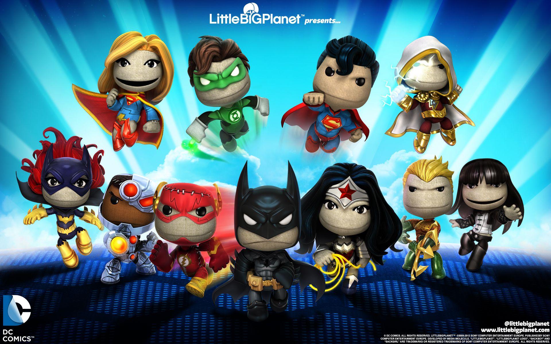 DC Comics Heroes.jpeg. LittleBigPlanet: Quantum of Three