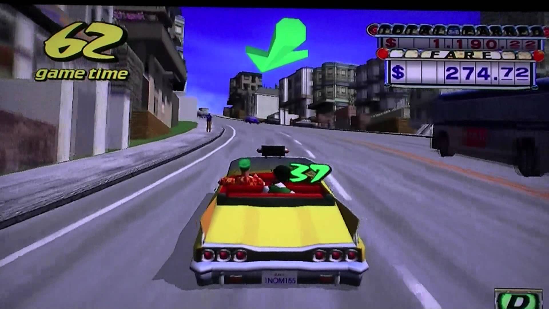 Crazy Taxi PS3 gameplay