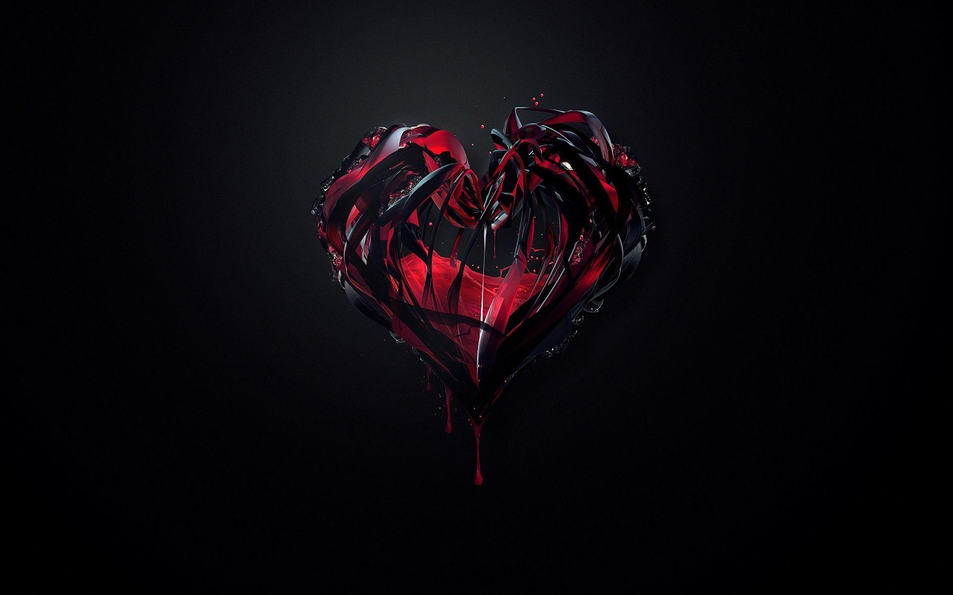 Black And Red Abstract Wallpaper, Picture