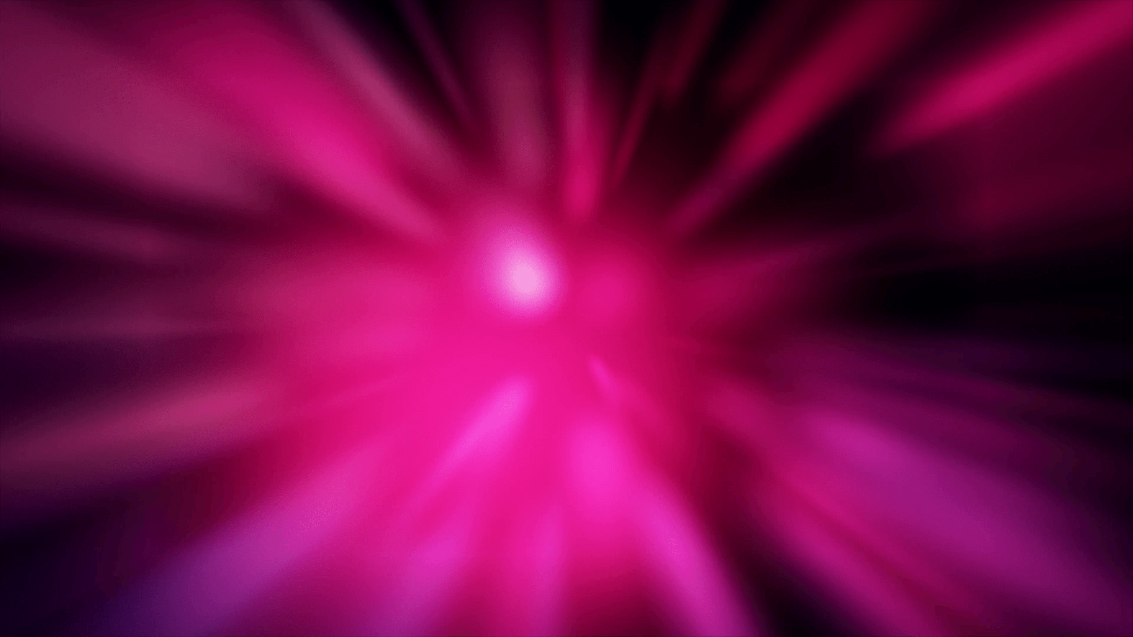 Bright Pink Light Rays On A Black Background Motion Background