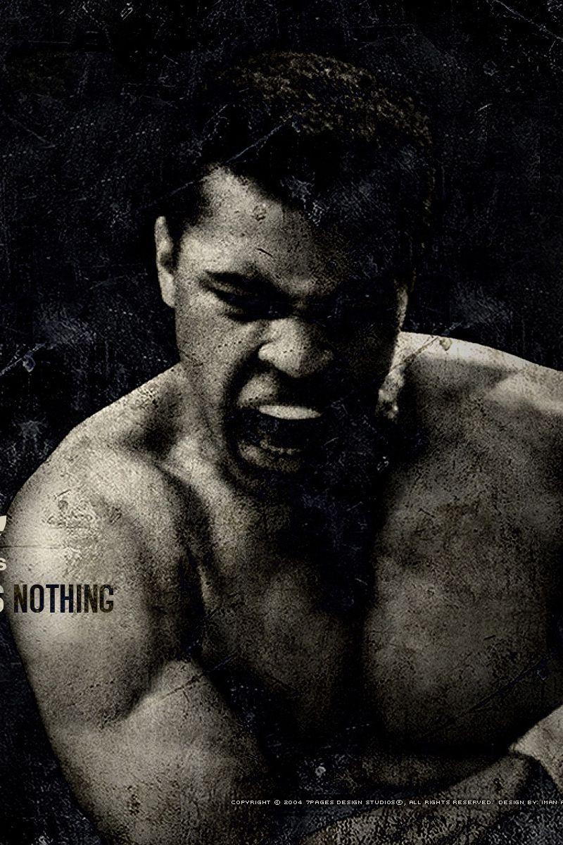 Download wallpaper 800x1200 muhammad ali, boxer, sports, adidas