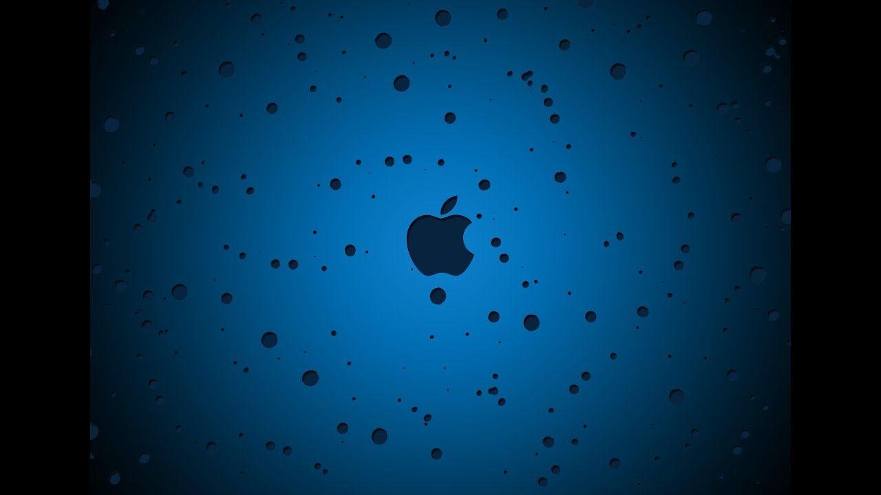 Blue Apple New Logo Background Wallpaper Adobe Photohop CS6
