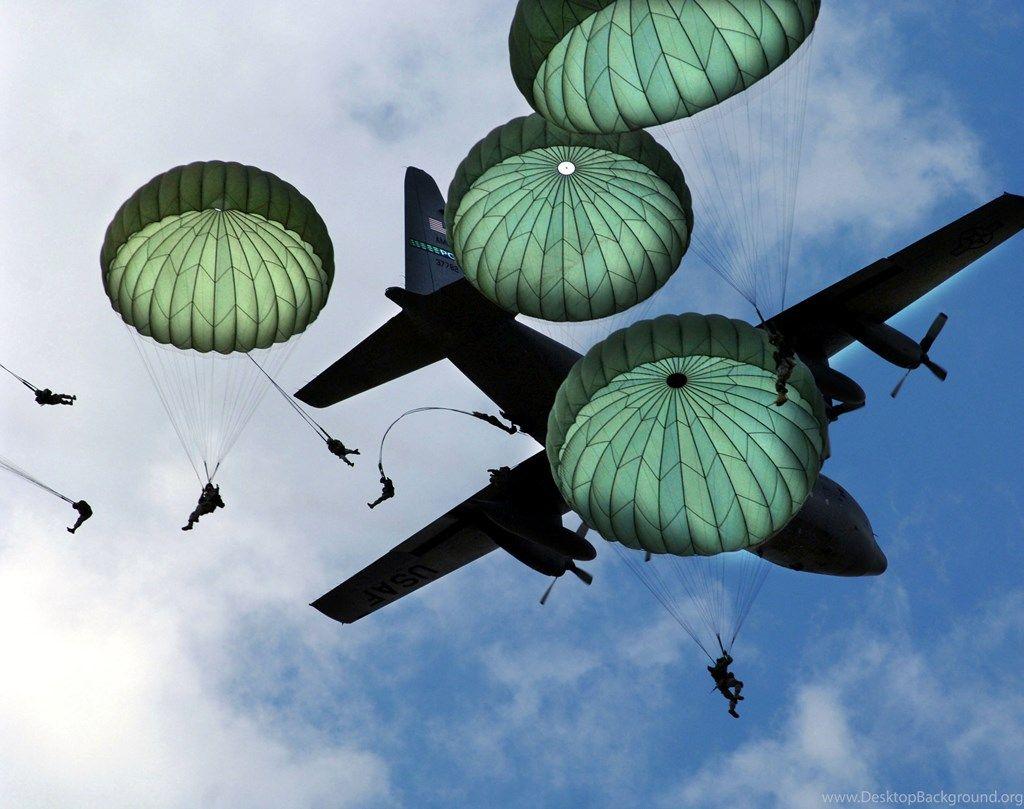 Army Airborne Jump Wallpaper Desktop Background