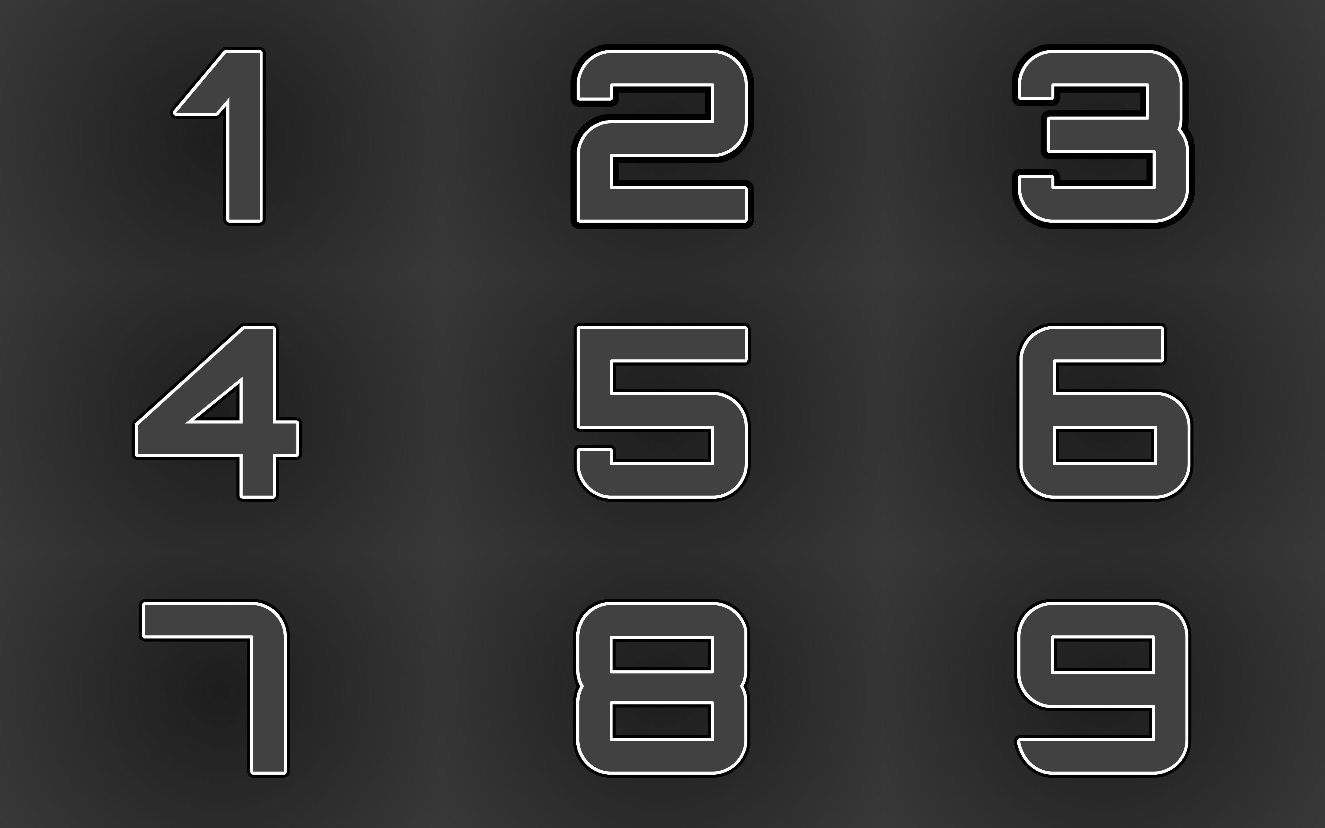 Numbers Wallpaper By Gimping Fool