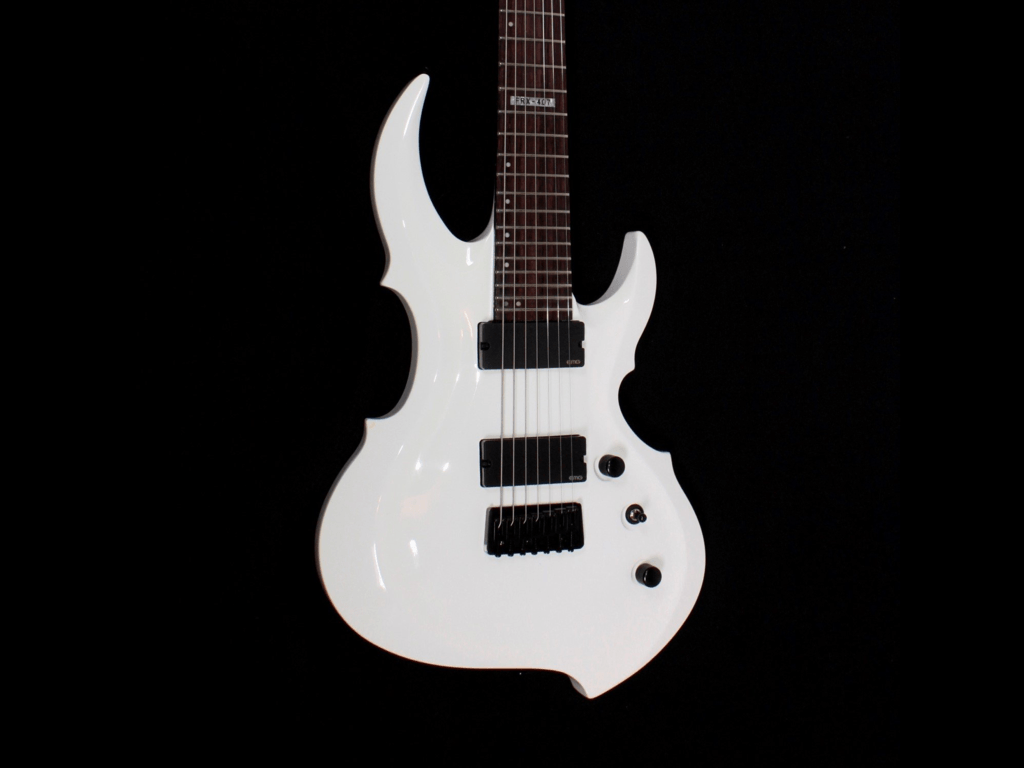 ESP LTD FRX 407 White Seven String Electric Guitar