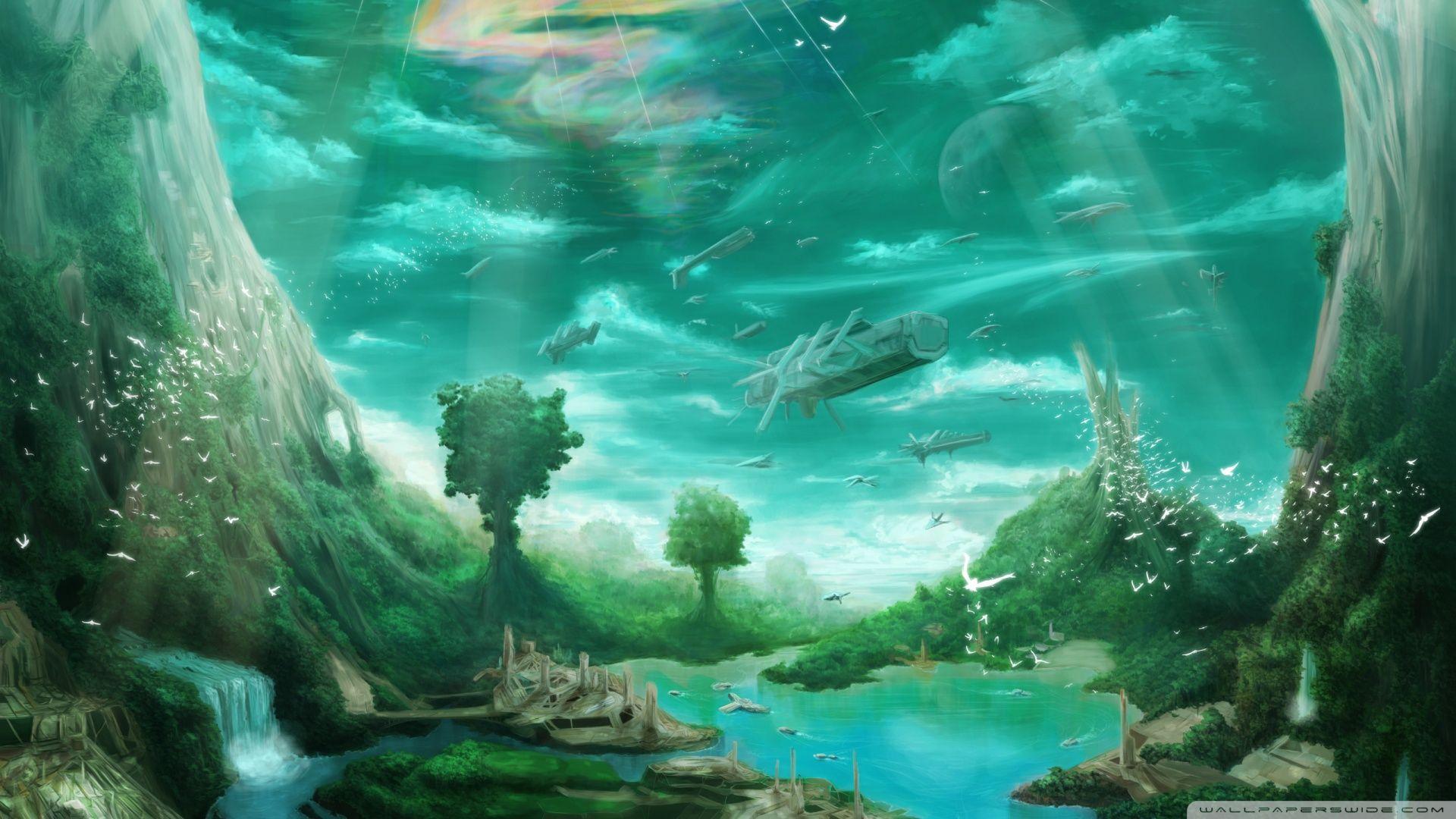 Science Fiction Paradise ❤ 4K HD Desktop Wallpaper for • Dual