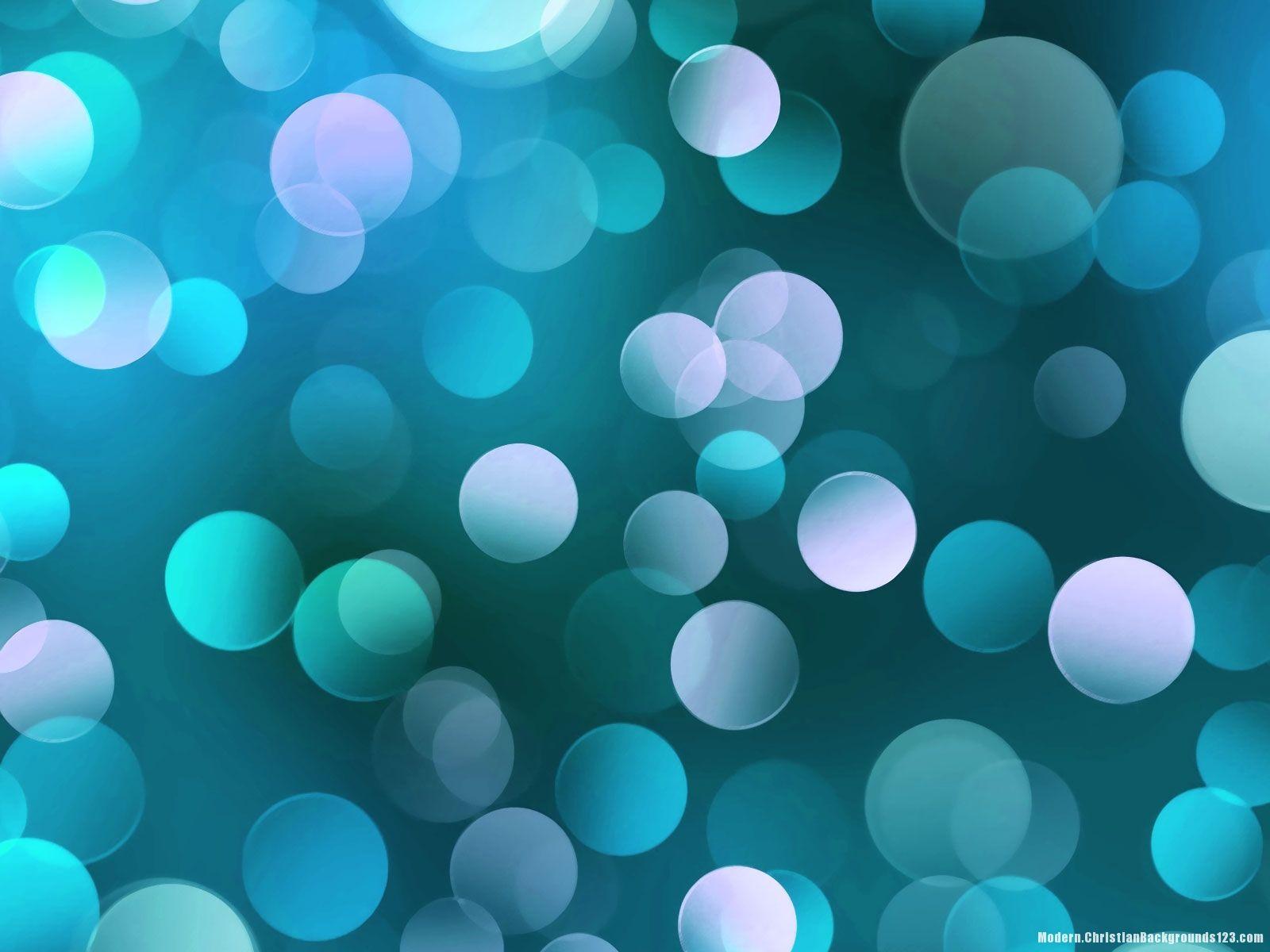 Blue Bubble Powerpoint Background