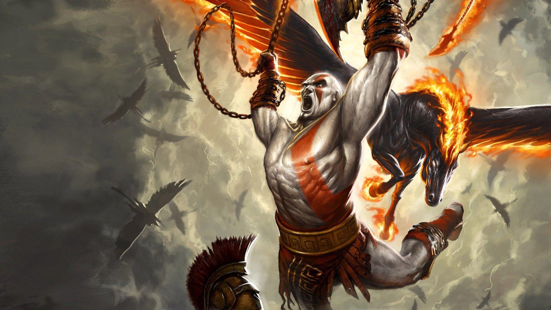Kratos Video Game Wallpaper