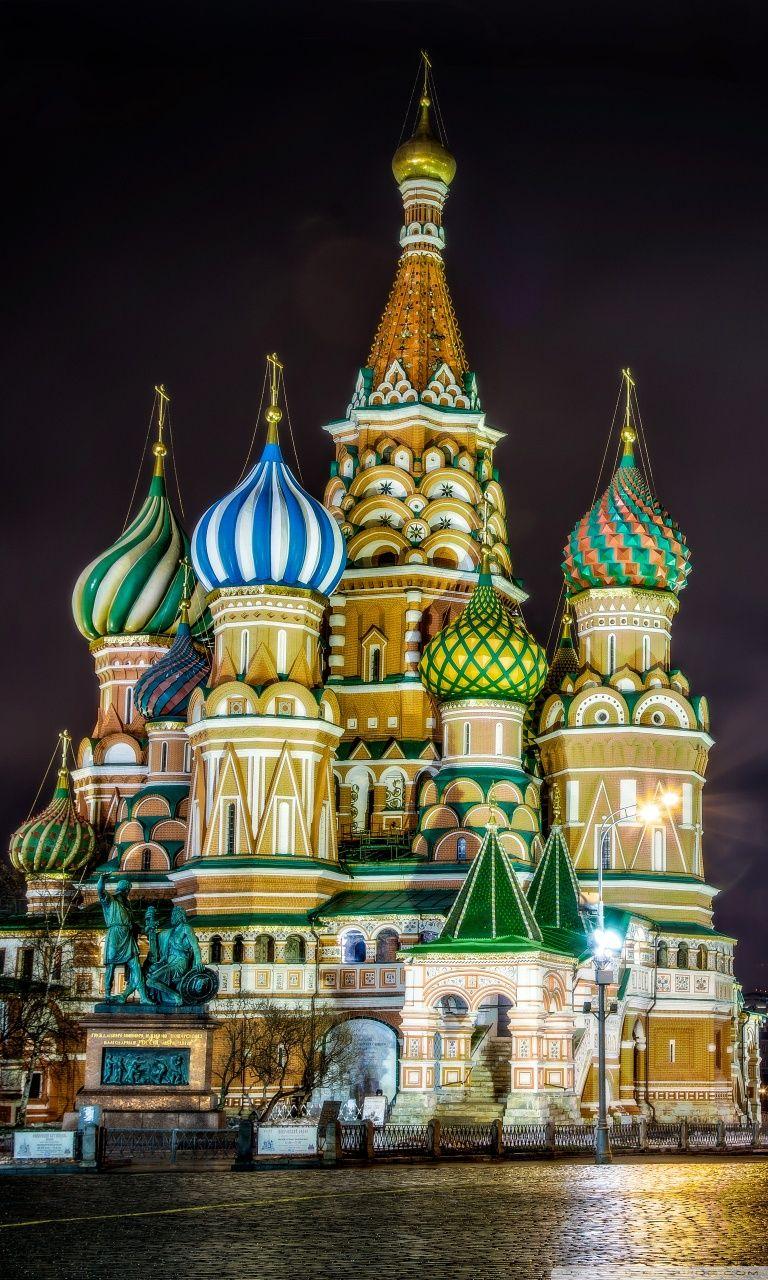 Saint Basil's Cathedral, Moscow, Russia ❤ 4K HD Desktop Wallpaper
