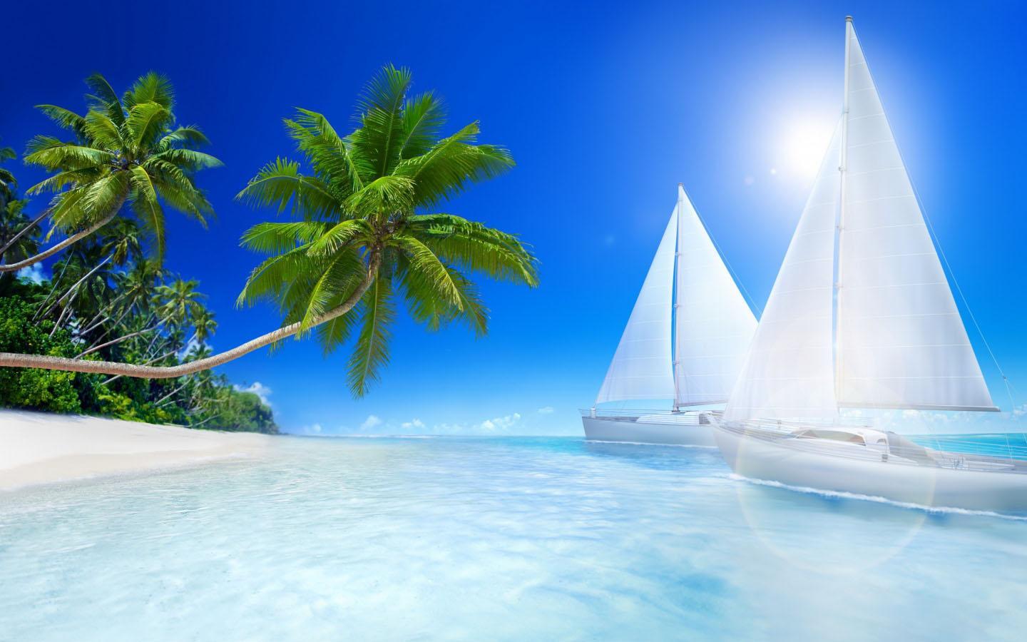 Summer Beach Wallpaper download of Android version. m