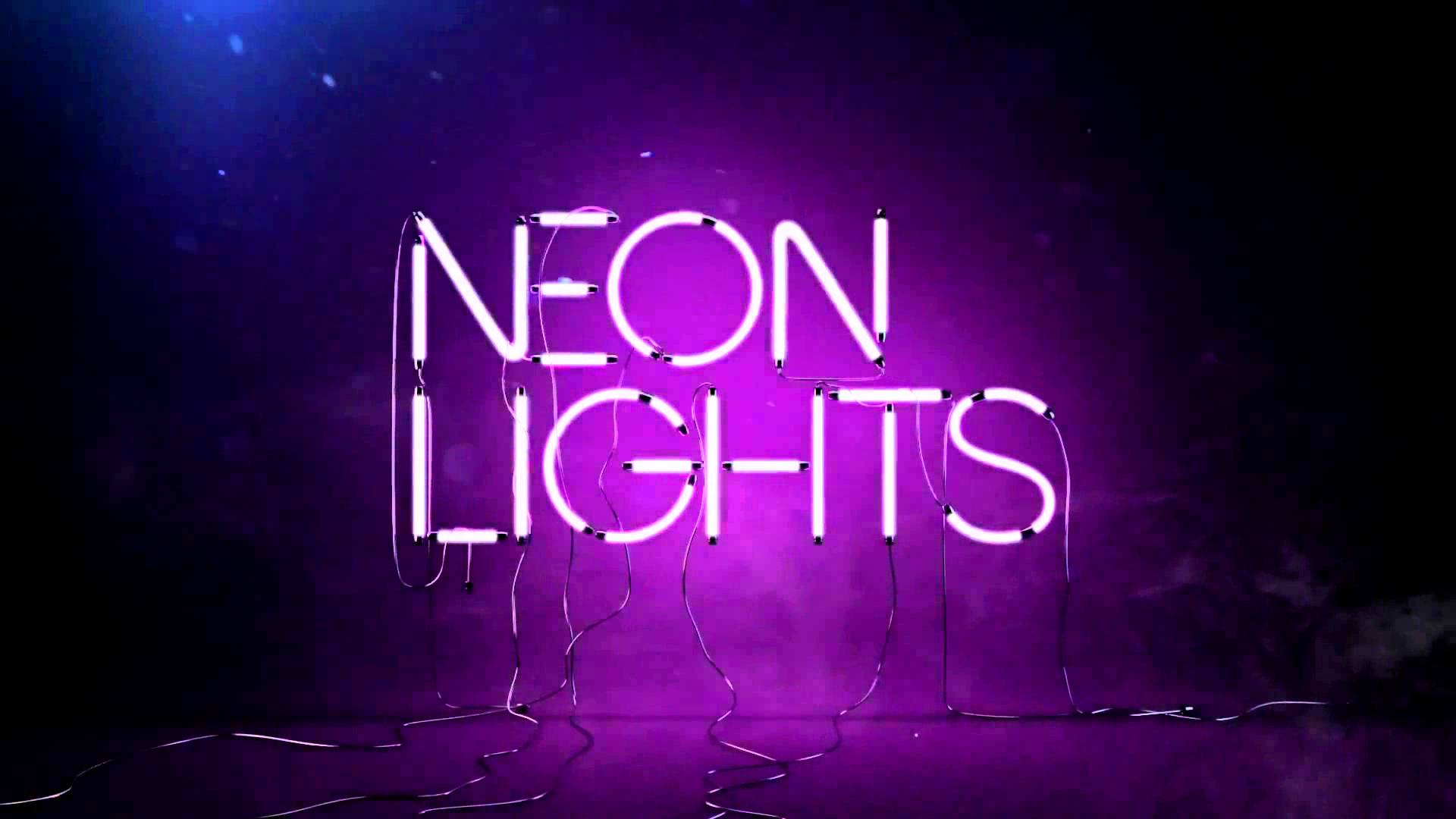 Neon Lights Guitar Desktop Background HD Desktop Wallpaper