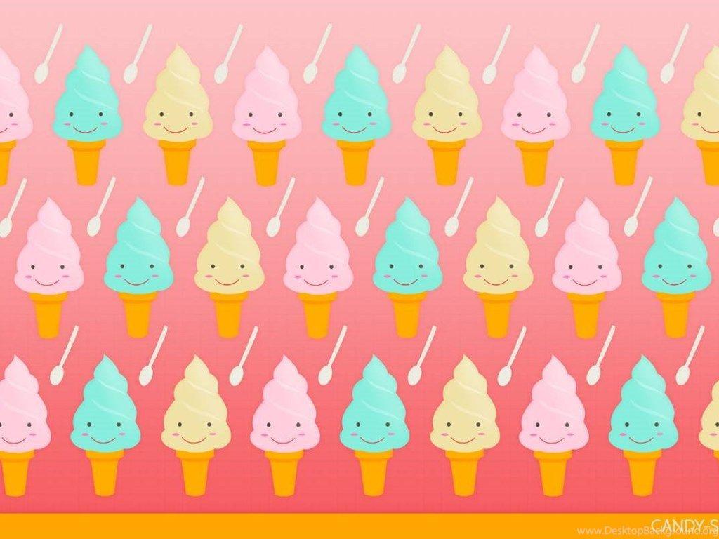 Cute Ice Cream Wallpaper Desktop Background