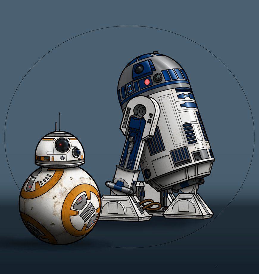 Droids: R2 D2 And BB 8