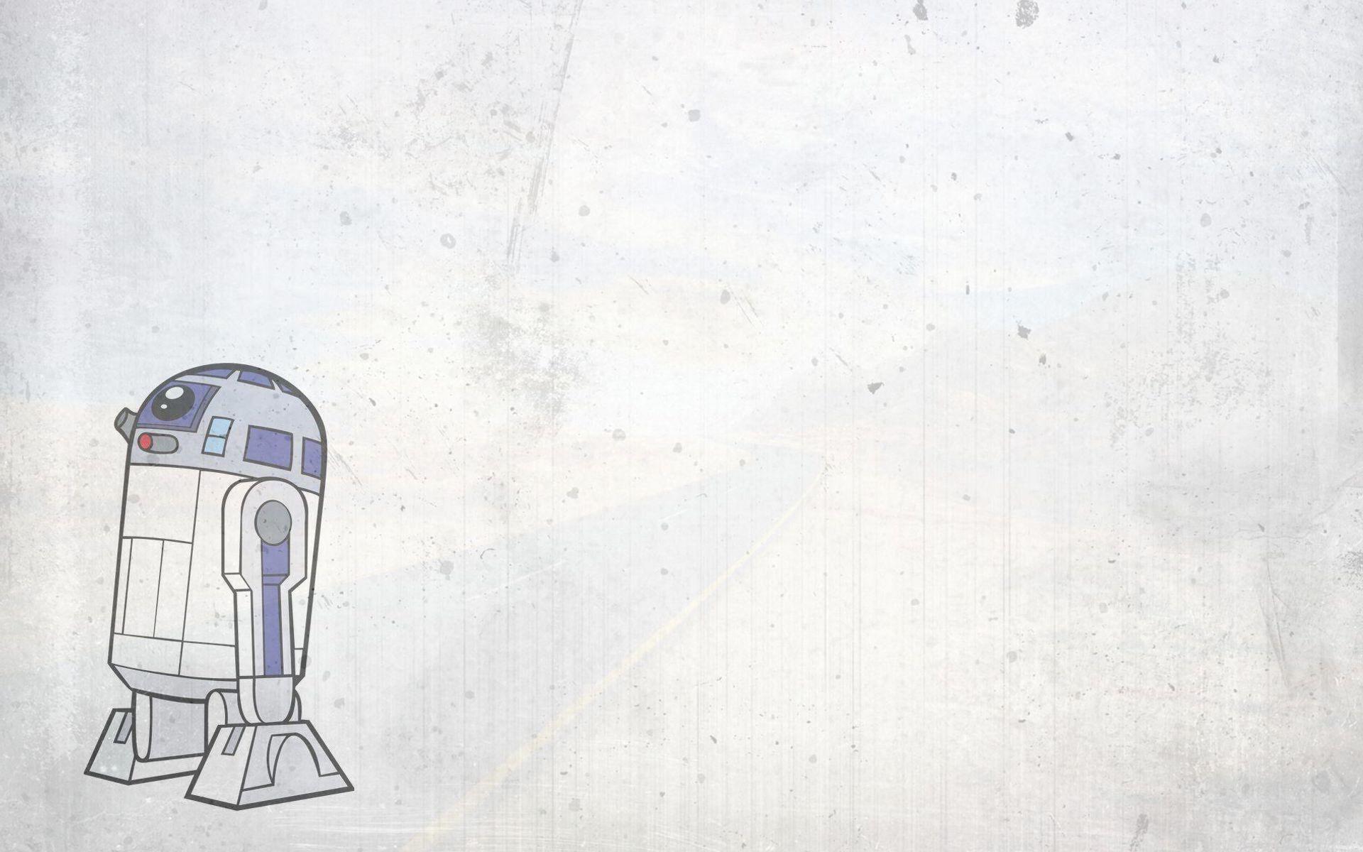 Star Wars, R2 D Minimalism Wallpaper HD / Desktop and Mobile Background