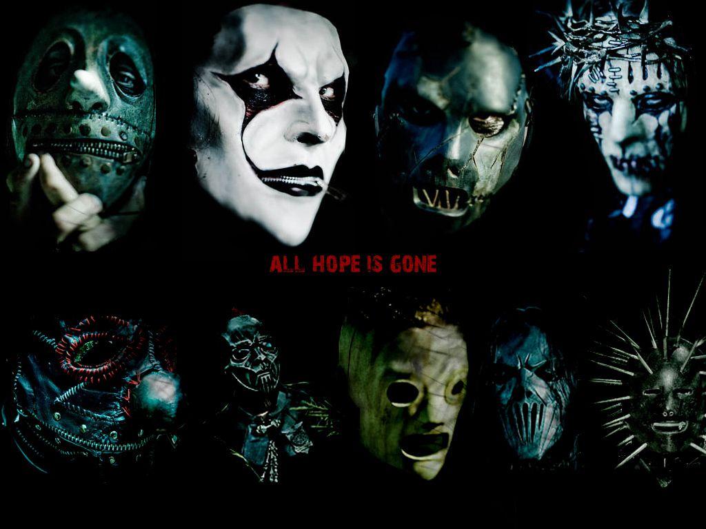 Slipknot's New Masks. free wallpaper, music wallpaper, desktop backrgounds!