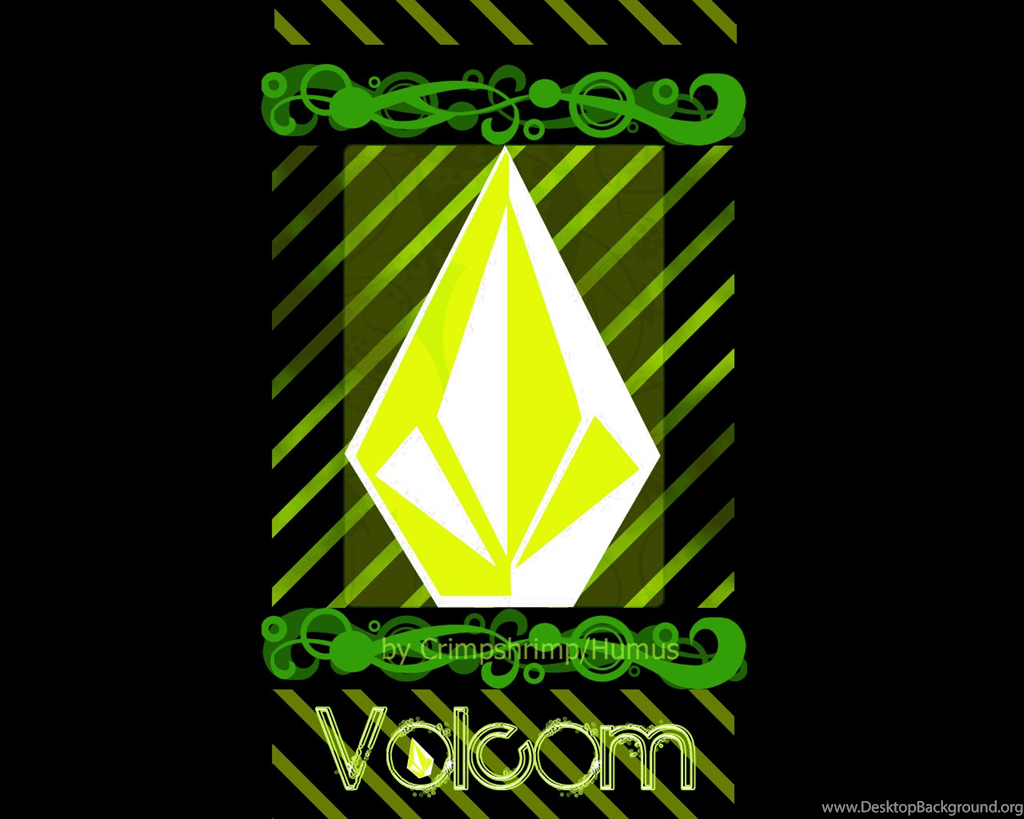 Lime Volcom Wallpaper By Hugorr Desktop Background